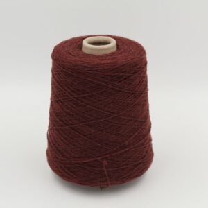 ALTER-ECO yarn 97% cashmere 3% wool merino nm 2/12 color brick cones 400 gr