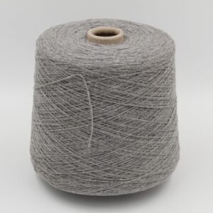 ALTER-ECO yarn 97% cashmere 3% wool merino nm 2/12 color light grey cones 600gr