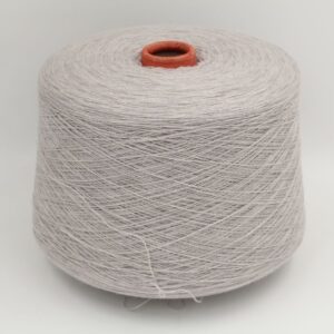 Yarn 2/28 100% Cashmere color pearl grey cones 610 gr