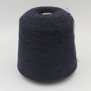 Filato 2/28 100% Cashmere colore blu melange rocche 660Gr