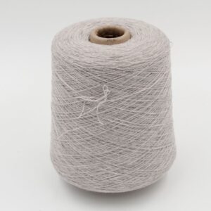 Filato 2/28 100% Cashmere colore grigio perla rocche 510Gr