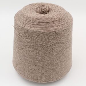 100% Cashmere yarn Nm. 1/14 color brown cones 450 gr