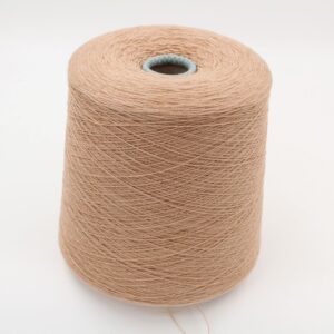 Yarn 80% Merinos 10% Cashmere 10% Seta nm. 2/28 color light beige cones 790gr