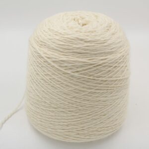 Yarn 90% Merino 10% Cashmere nm 2500 color natural white cones 450gr