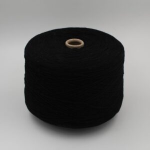 Yarn 20% Wool 30% Cashmere 50% Polyamide nm 4/15 color black cones 430gr