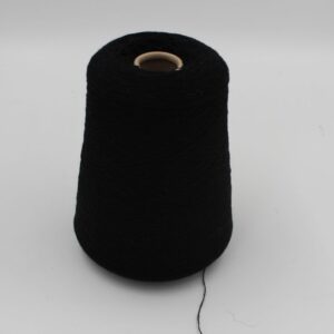 Yarn 70% Merinos 30% Cashmere nm. 15000 color black cones 410gr