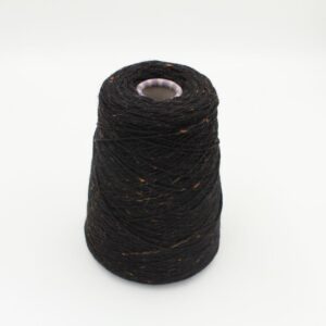 80% Alpaca 20% Wool Yarn nm. 3/11 color black cones 450gr