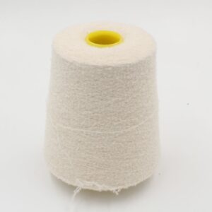 Filato BUCLE' 80% cashmere 20% poliammide nm. 8000 colore bianco naturale rocca 380 gr