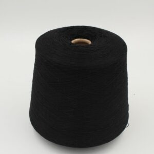 Filato cashmere 60% poliammide 40% nm 2/28 colore nero rocche 610 gr