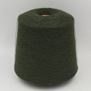 Filato cashmere 100% 2/26 colore verde rocche 530gr