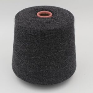 Yarn 2/28 100% Cashmere color dark grey cones 540gr