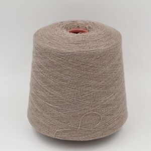Filato Nm. 2/28 70% merino extrafine 30% cashmere colore dark brown rocca 530gr