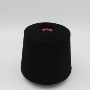 Filato Nm. 2/28 70% merino extrafine 30% cashmere colore nero rocca 500gr