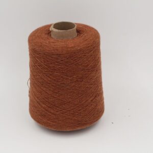 Yarn 2/28 100% Cashmere color brick cones 450 gr