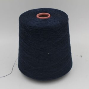 Yarn 100% Linen nm. 2/26 color blue cones 460gr