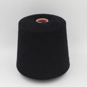 Filato Nm. 2/28 70% merino extrafine 30% cashmere colore nero rocca 520gr