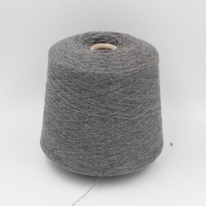 Yarn 2/28 100% Cashmere color medium grey cones 530 gr