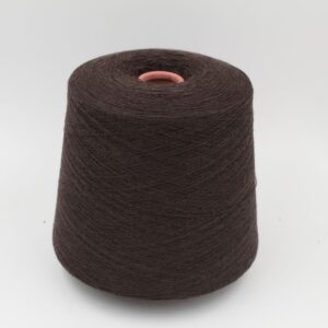 Filato da macchina 2/30 70% merino extrafine 30% cashmere colore marrone rocca 530 gr