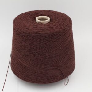 Yarn 100% Cashmere nm 3/36 color brown cones 510gr