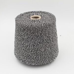 Yarn 2/28 100% Cashmere color black muliné cones 490 gr