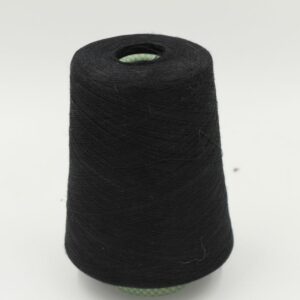 LINOCASH Yarn 65% Linen 35% Cashmere nm 2/52 color black cones 550gr