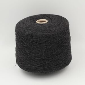 yarn merino extrafine 70% cashmere 30% nm. 2/15 color dark grey cones 640 gr