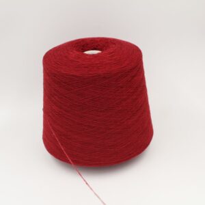 Yarn 2/27 100% Cashmere color red cones 530gr