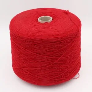 2/13 100% Recycled Cashmere color red cones 500 gr