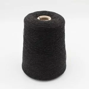 Yarn 2/28 100% cashmere for knitting machine 12 color anthracit cones 560 gr