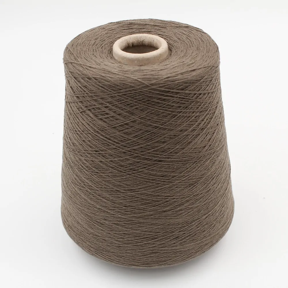 Yarn 2/28 100% cashmere for knitting machine 12 color green cones 560 gr