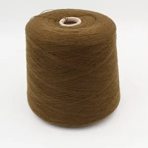 Filato 2/27 100% Cashmere per macchina 12 colore marrone rocche 500 gr