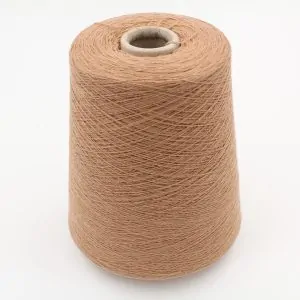 Yarn 2/28 100% Cashmere for knitting machine 12 color beige cones 510 gr