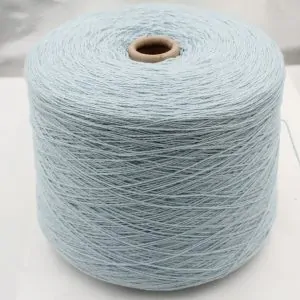 2/13 100% Recycled Cashmere color light blue cones 500 gr