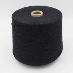 CHECOTONE yarn cashmere 50% cotton 50% nm 2/26 color blue melange cones 500 gr