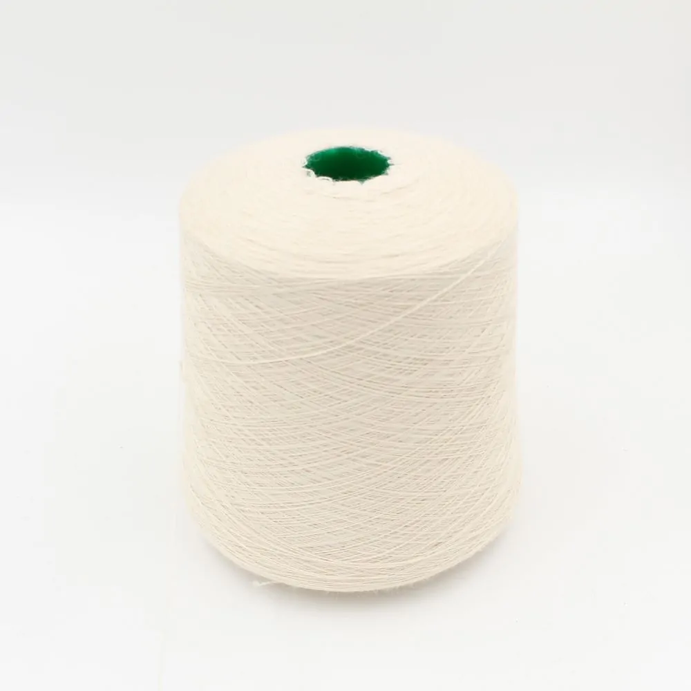 Filato Alpaca Baby 100% 2/24 colore bianco naturale rocche 500 gr