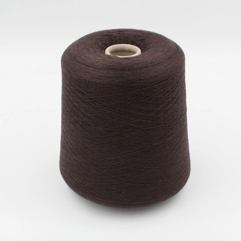 Yarn 2/60 100% Cashmere color brown cones 530 gr