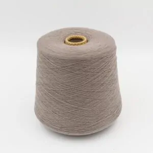 100% cashmere yarn nm 2/36 color beige cones 440 gr