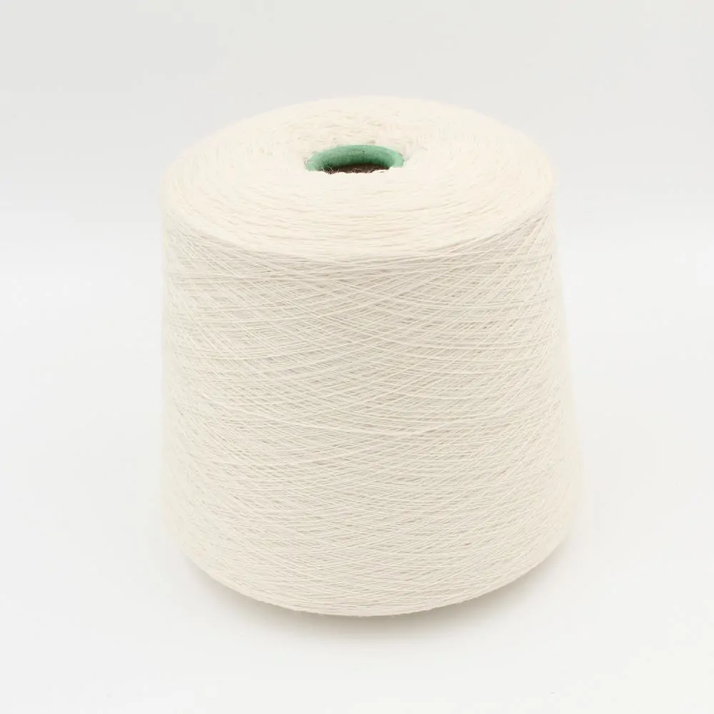 2/28 70% merino extrafine 30% cashmere color Natural white cones 530 gr
