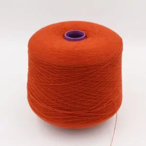 Filato 2/28 100% Cashmere per macchina 12 colore arancio rocche 500 gr