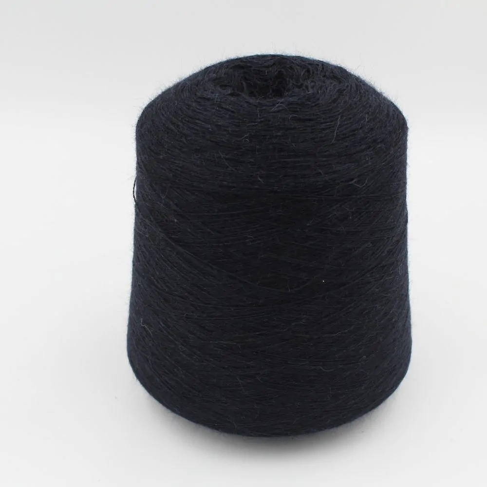 100% Baby Alpaca yarn 2/16 color blue cones 420 gr