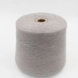 100% cashmere yarn Nm. 2/26 color grey cones 550 gr