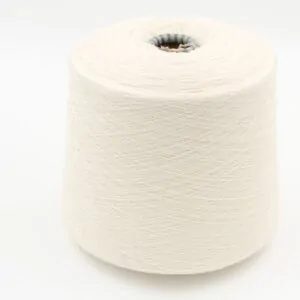 Yarn for knitting machine 2/30 70% merino extrafine 30% cashmere color natural brown cones 560 gr