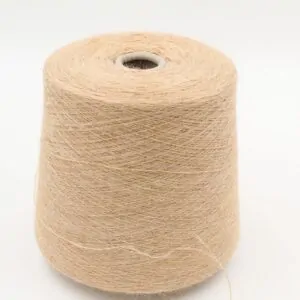 100% Baby Alpaca yarn 2/16 color beige cones 430 gr