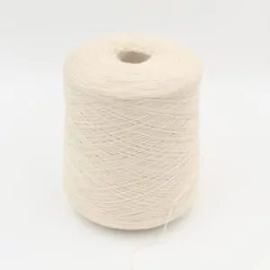 PEPITA filato 75% baby alpaca 25% nylon nm 2/14 colore bianco rocche 520gr