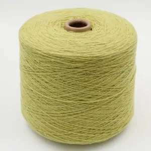 2/13 100% Recycled Cashmere color acid yellow cone 500 gr