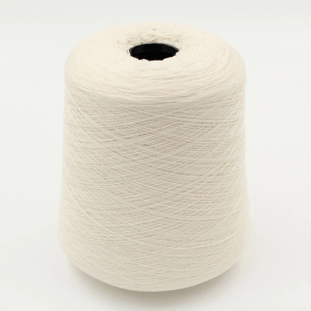 Filato cashmere 100% nm 2/25 colore ice white rocche 460 gr