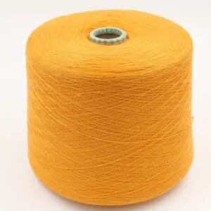 Yarn merino extrafine 100% 2/30 color yellow cones 500 gr