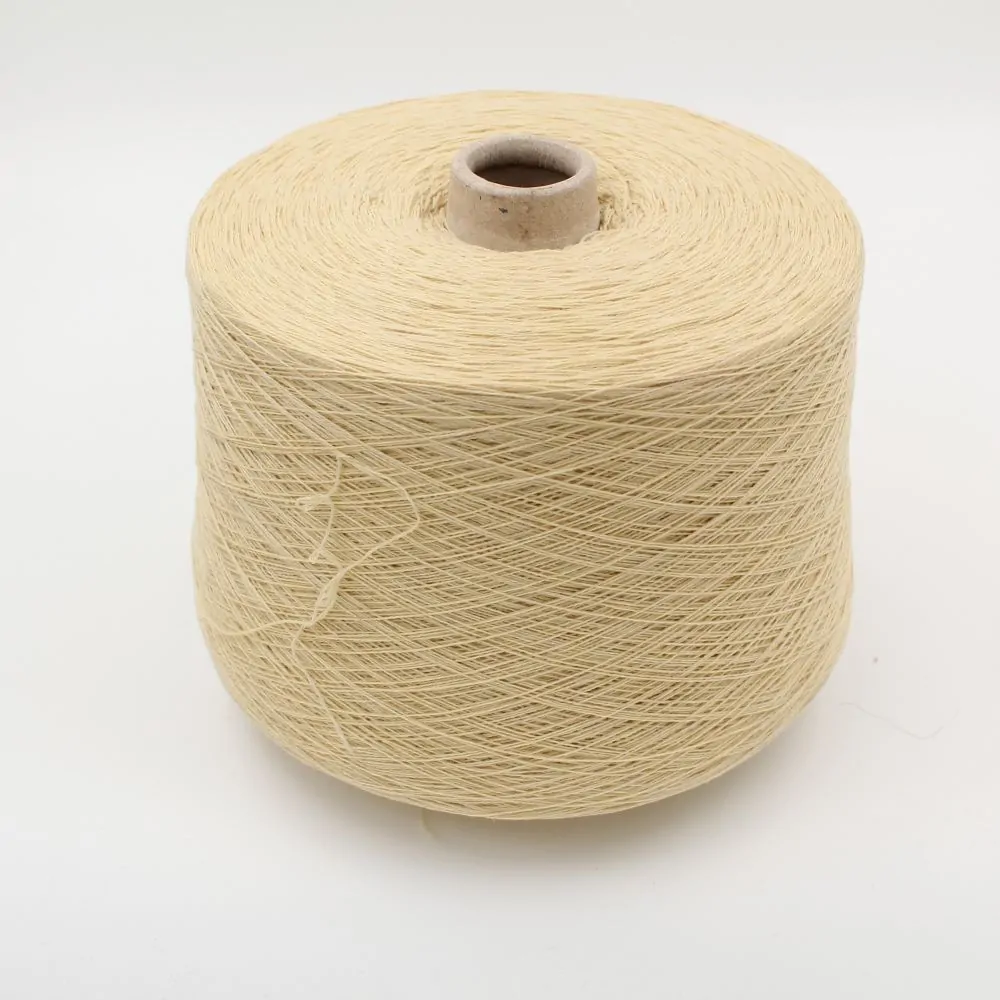 Filato 2/28 100% Cashmere per macchina 12 colore crema rocche 650 gr