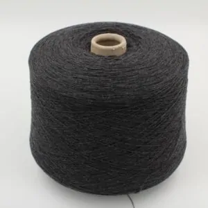 Yarn 2/28 100% Cashmere for knitting machine 12 color dark grey cones 630 gr