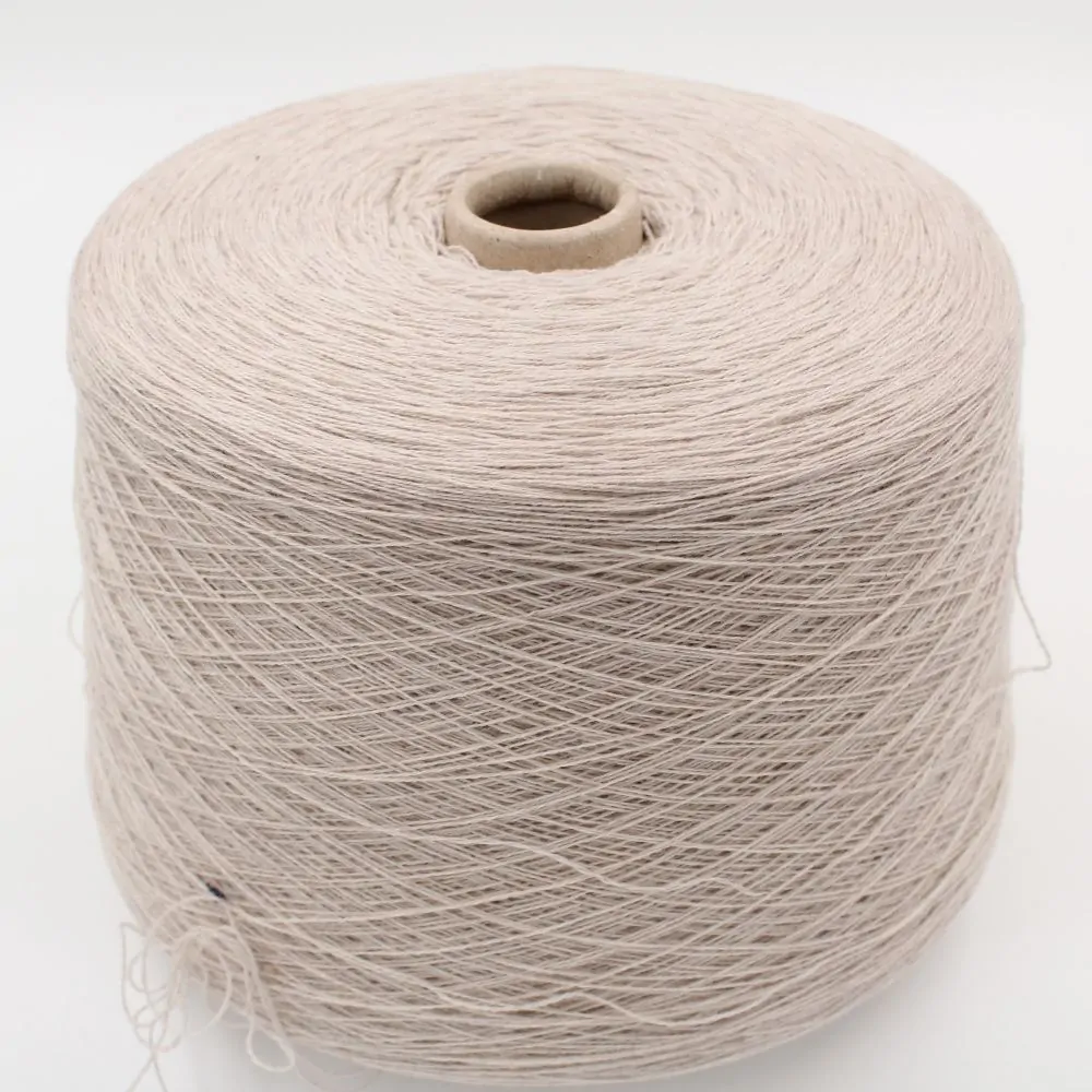 Filato 2/28 100% Cashmere per macchina 12 colore beige rocche 610 gr